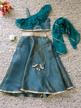 Peacock Indo-Western Lehenga Set