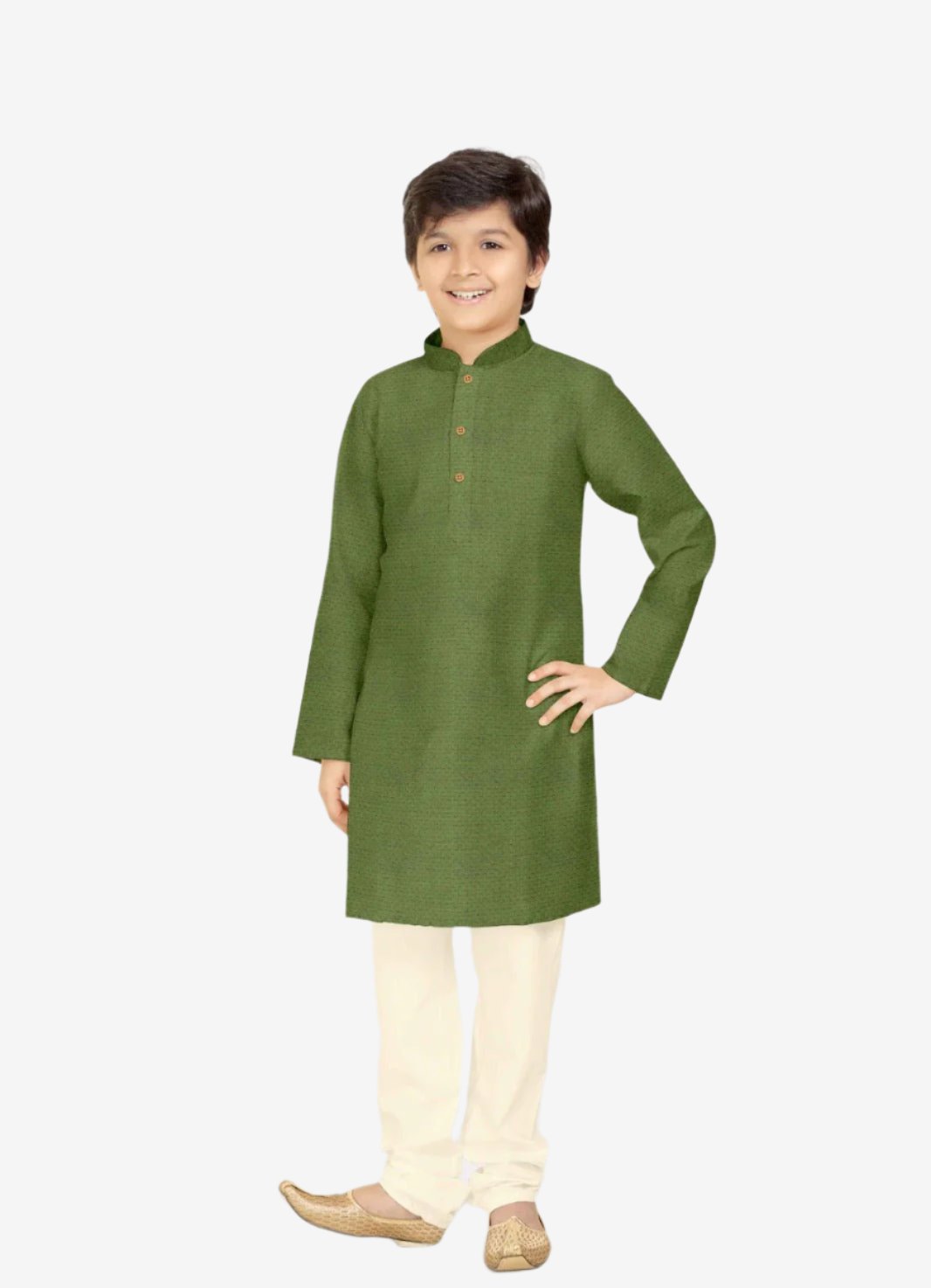 Elegant Kurta Pyjama Set - Green