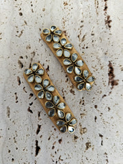 Silk Thread Kundan Hand Crafted - Hair Clips