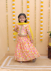 Floral Ghagra Set with Dupatta