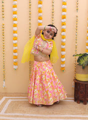 Floral Ghagra Set with Dupatta