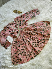 Pearl Pink Sharara set
