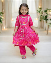 Anarkali Kurti Pant Set