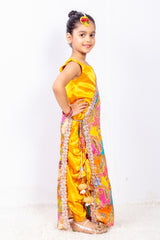 Trendy Pants Set With Side Cape