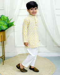 Boys Kurta Pajama Set - Ivory