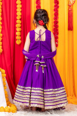 Purple Heavy Lehnga Set