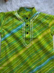 Leheriya Traditional Kurta Set