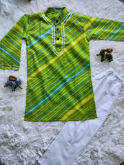 Leheriya Traditional Kurta Set