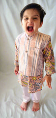 Little Tiger's Kurta Jacket Set
