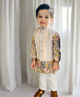 Little Tiger's Kurta Jacket Set