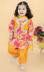 Salwar Suit with attached Jacket