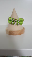 Silk Thread Bangles - Set of 2 - Floral