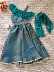 Peacock Indo-Western Lehenga Set