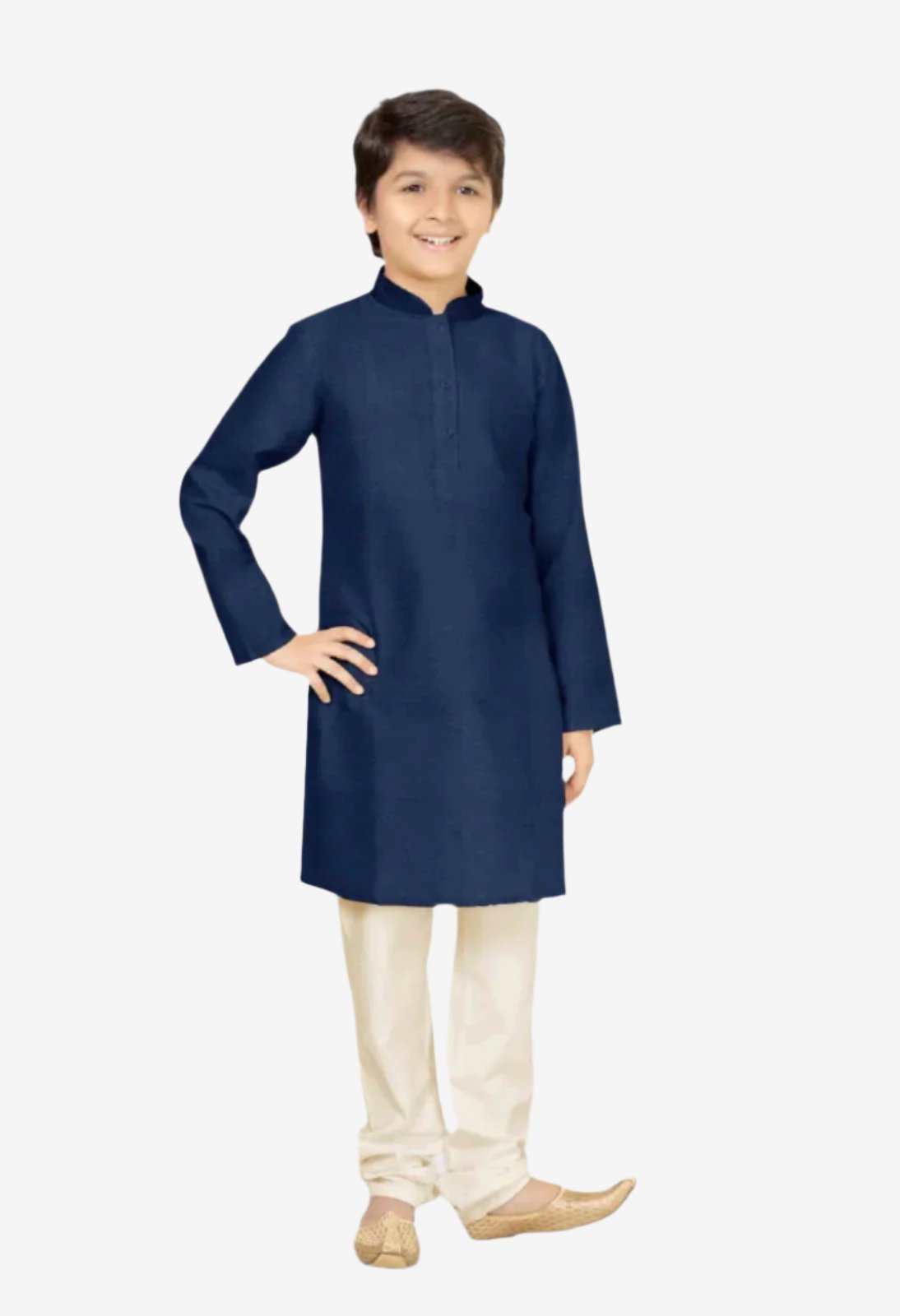 Elegant Kurta Pyjama Set - Blue