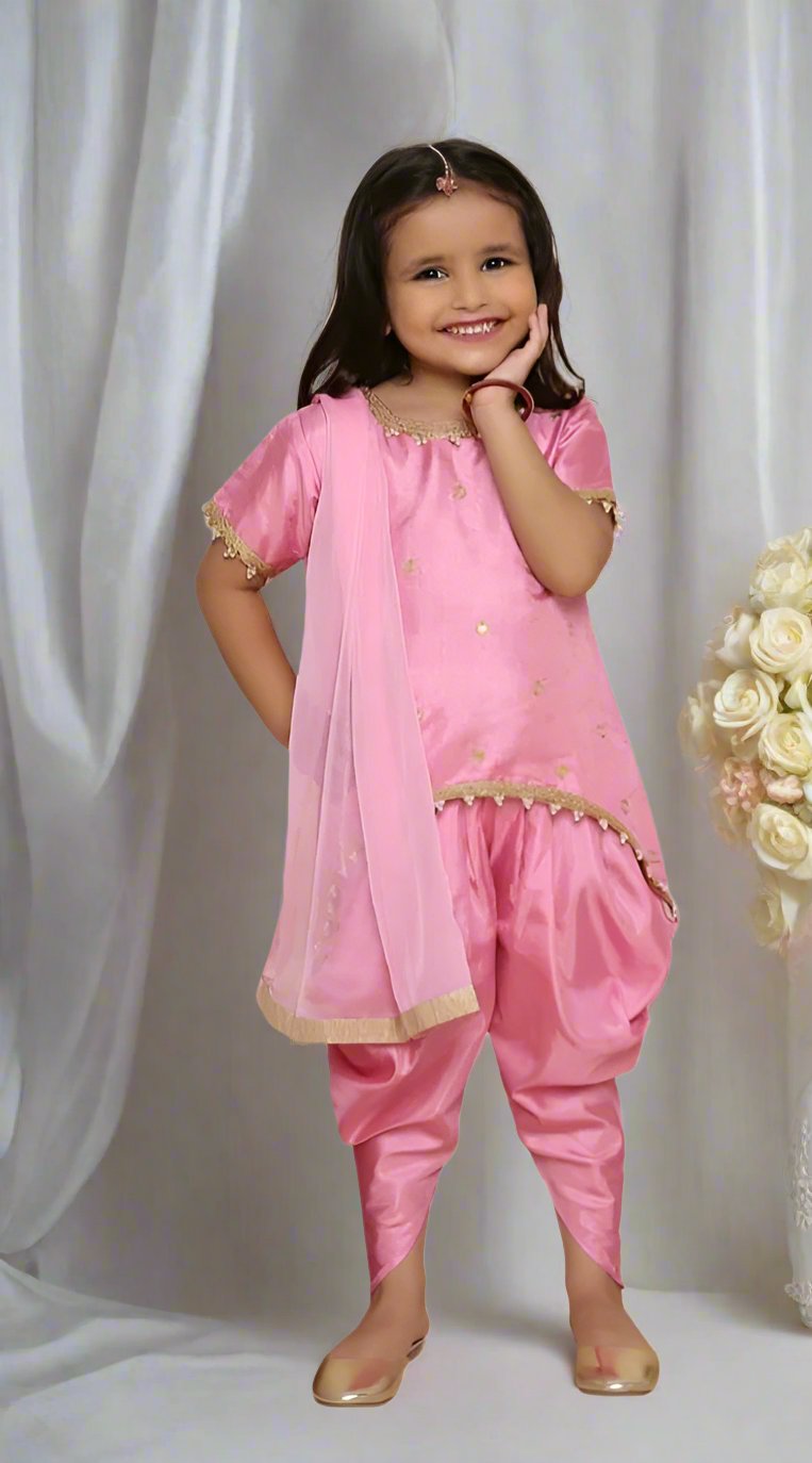  Hi-Low Kurti with Pants