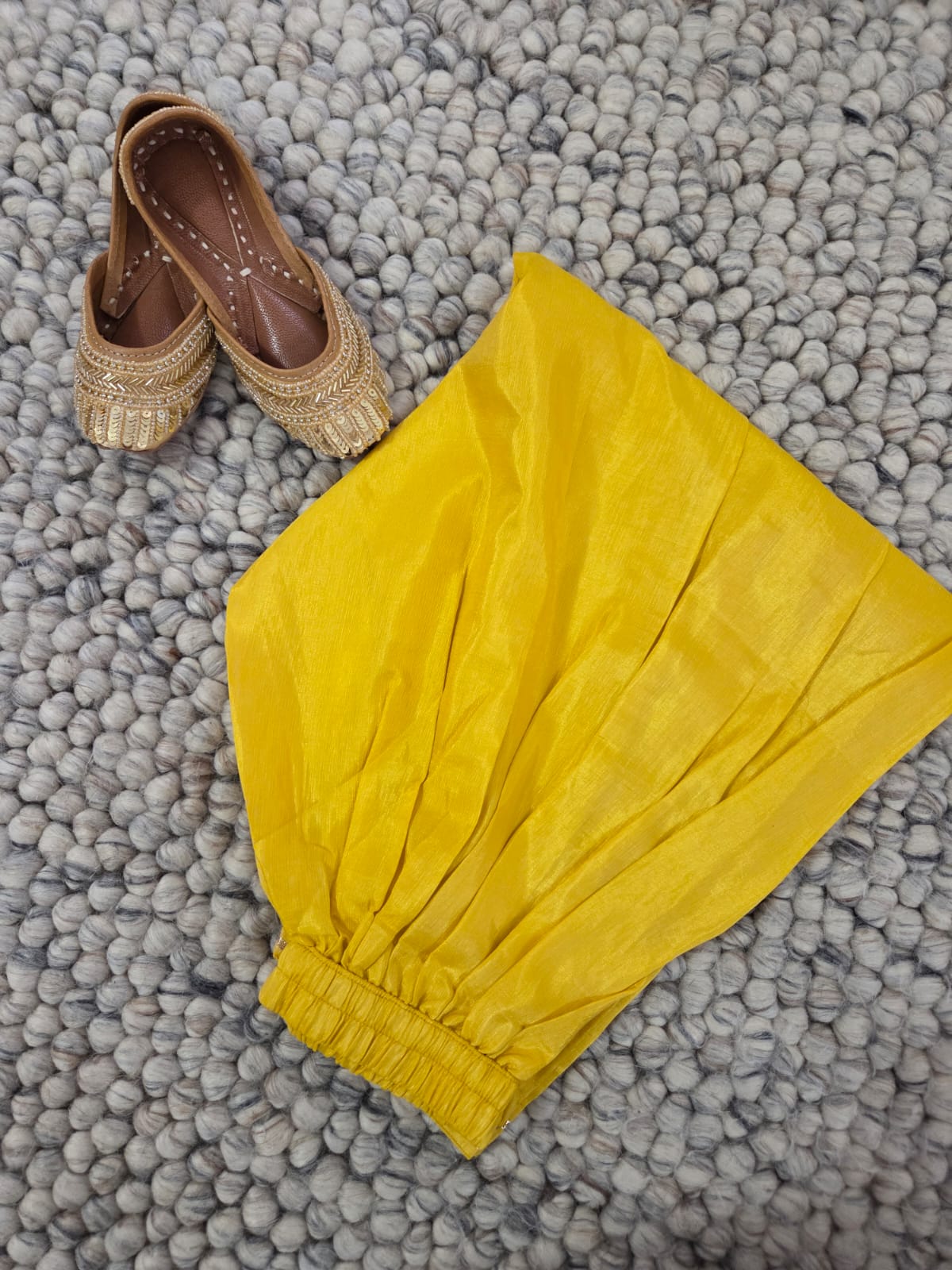Gold Designer  Salwar Suit