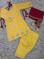 Gold Designer  Salwar Suit