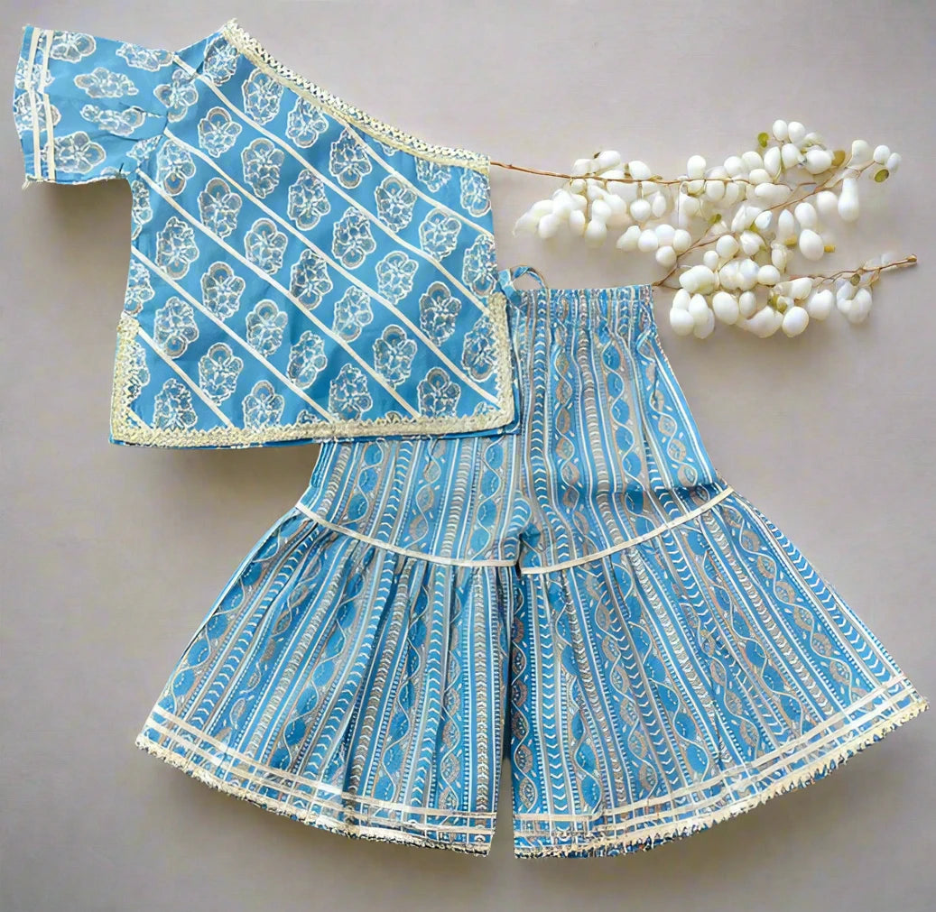 Indo Western Sharara Set