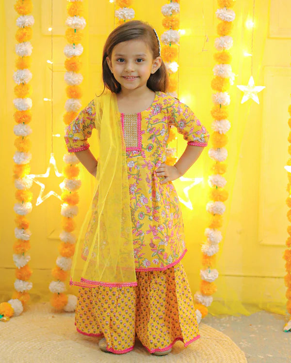 Kurti Sharara Set