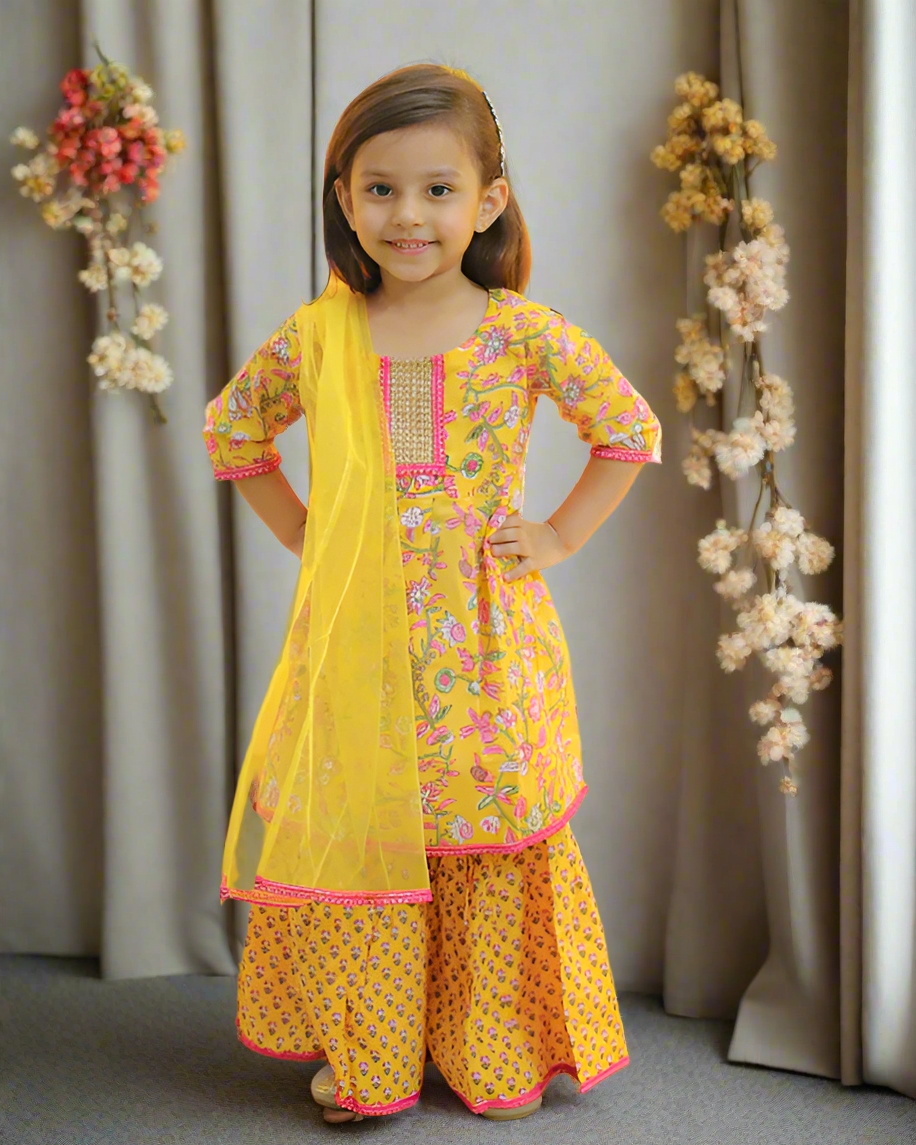 Kurti Sharara Set