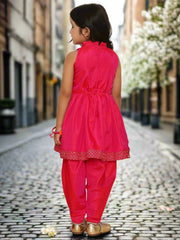 Peplum Dhoti Set