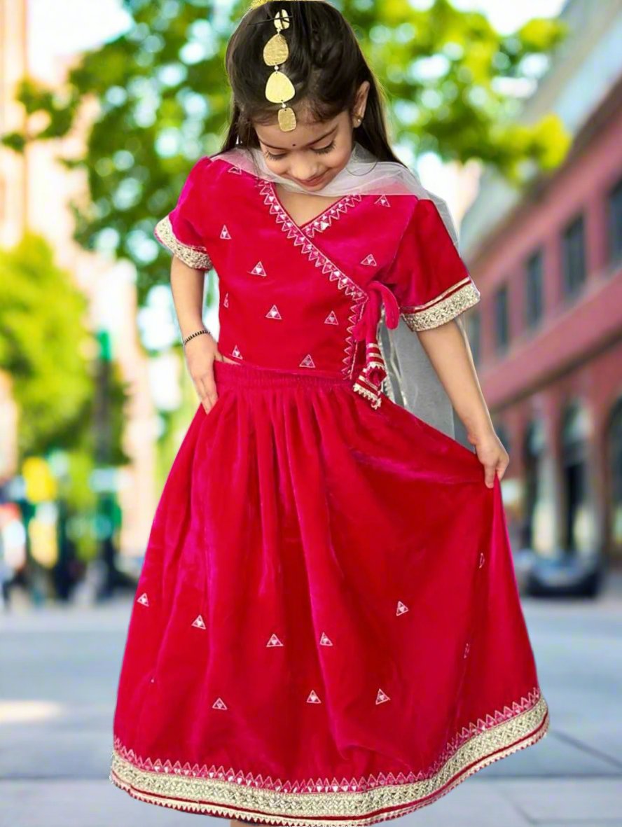 Velvet Lehnga Choli 